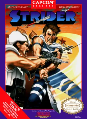 Strider (USA) box cover front